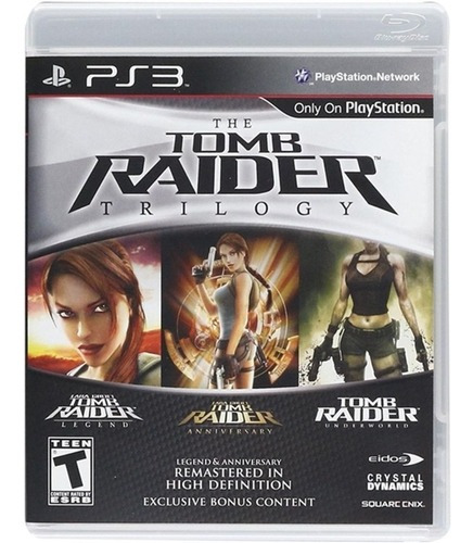 Tomb Raider Trilogy Ps3 Mídia Física Seminovo