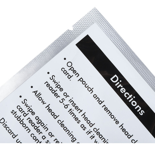 Tarjetas De Limpieza De Terminales Con Lector De Tarjetas De