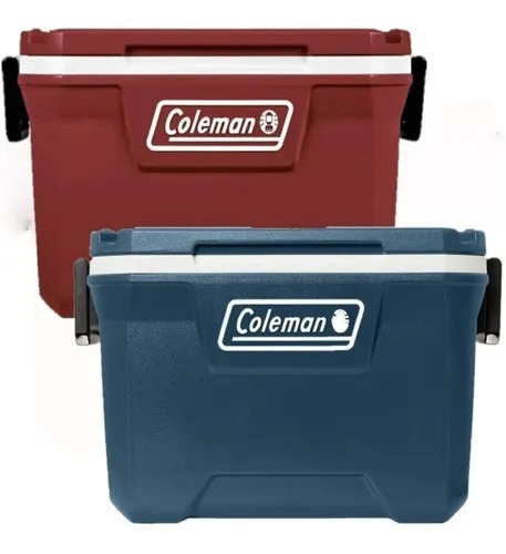 Hielera Coleman 49lts Nevera Asas Azul 52qt 80 Latas Camping