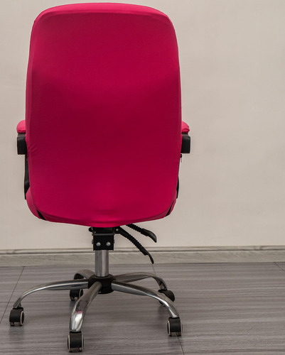 Funda Elástica Universal Para Silla De Oficina Tamaño L Rosa
