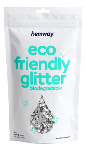 Hemway Eco Friendly Biodegradable Glitter 100g / 100ml Bio C