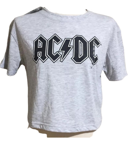 Crop Top Ac/dc - Original Y Nueva