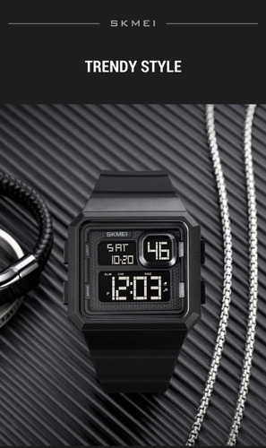 Reloj Pulsera Para Hombre Skmei Digital Con Luz Led