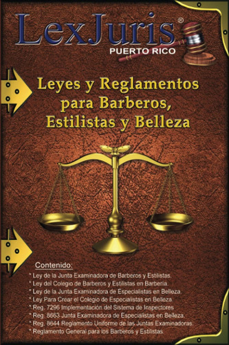 Libro: Leyes Y Reglamentos Para Barberos, Estilistas Y En En