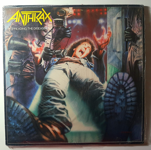 Anthrax - Spreading The Disease / F. Press Lp Megaforce 1985