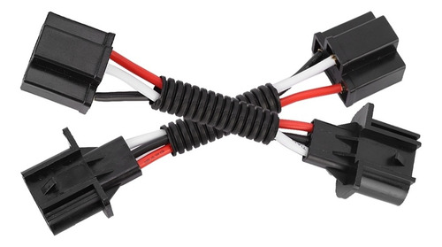 Imagen 4 de 9 de 2 Unids Para H13 Macho A H4 Hembra Adaptador 75w Faro Conver