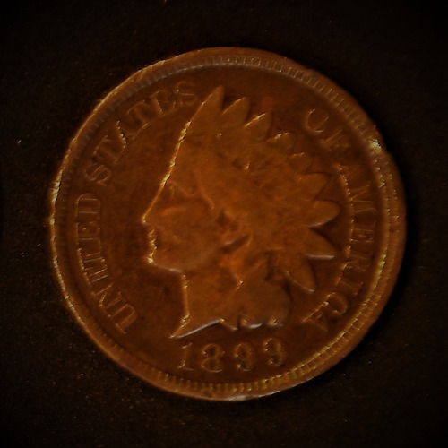 Moneda Un Centavo 1899 Eua Cabeza De Indio