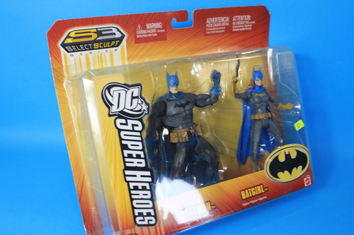 Batman & Batgirl Dc Super Heroes Mattel (Usado)