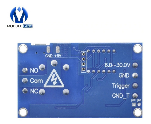 Imagen 4 de 6 de Modulo Timer Relay Rele Temporizador De 0-999 Minutos 6-30v