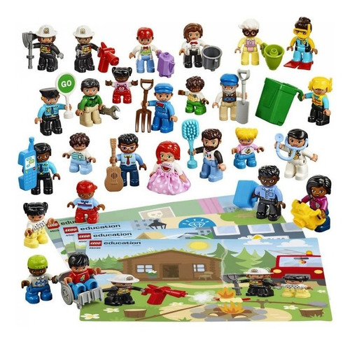 Imagen 4 de 4 de Set De Personas Lego Education