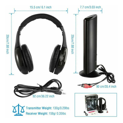 Auriculares Inalámbricos Bluetooth Mh2001 5 En 1 Con Sonido