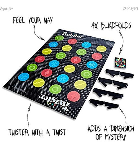 Juego Twister Con Los Ojos Vendados