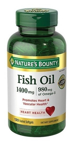 Fish Oil Natures Bounty  1400 Mg Omega 3 980mg