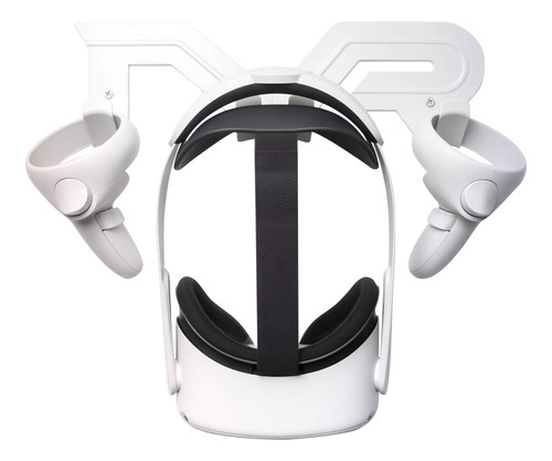 Soporte De Pared Lentes Y Controles Para Oculus Quest Blanco