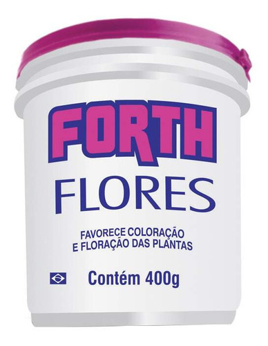Imagem 1 de 4 de Fertilizante Forth Flores 400gr Tecnutri