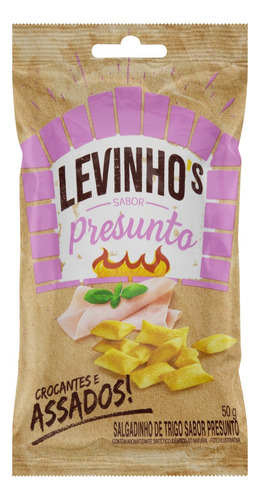 Salgadinho de Trigo Levinho's presunto 50 g
