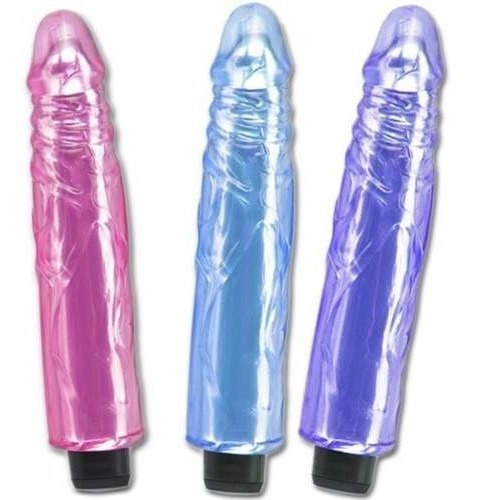 Vibrador Consolador Prueba De Agua Crystall Jelly Masturba