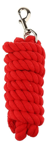 Cabezada Cabezal M De Color Rojo Ajustable Con Cuerda 2.5m