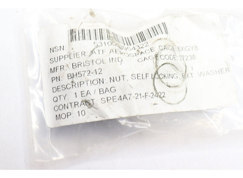 Double Hex Extended Washer Self-locking Nut 531000395432 Jjc