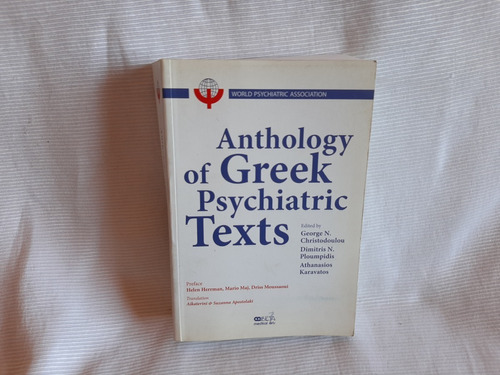 Anthology Greek Psychiatric Texts George Christodoulou Comp
