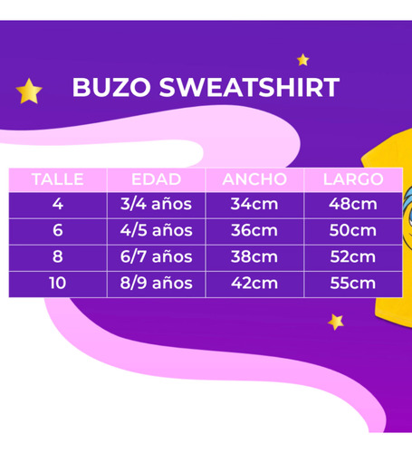 Buzo Disney Stitch - Estilo Divertido Y Cómodo