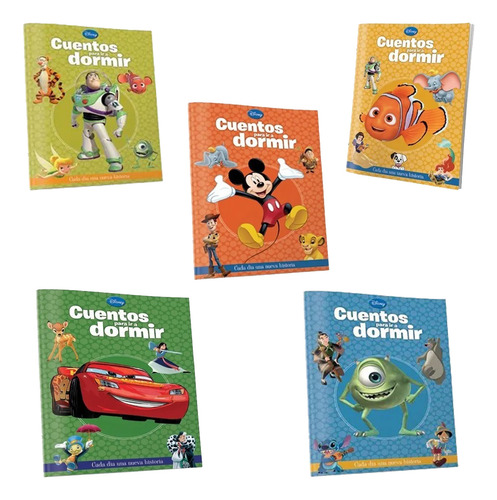 Colección Disney 9 Almohaditas + Cuentos Para Dormir