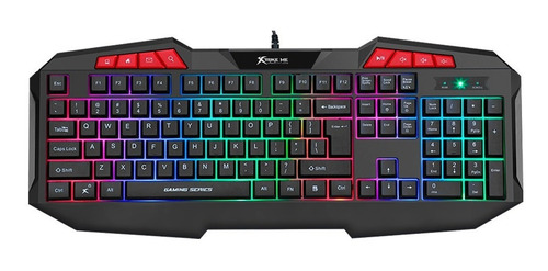 Kit De Teclado Y Mosue Gamer Retroiluminado Xtrike Me Mk-503