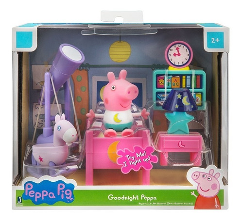 Imagen 1 de 4 de Peppa Pig Figuras Playset Con Accesorios Suzy Bebe Papa Edu