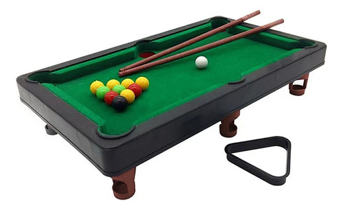 Mesa De Mini Sinuca Snooker Bilhar Com Tacos E Bolas