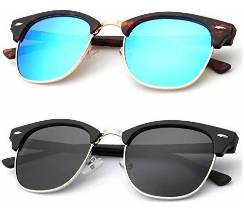 Polarized Sunglasses For Men And Women Semi-rimless Frame Dr