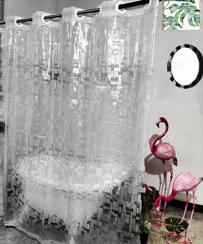 No Hooks Needed Waterproof Shower Curtain Liner Peva 72 X