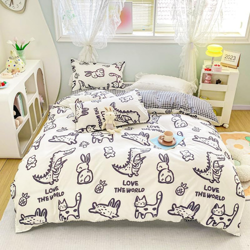 Juego De Dormitorio Para Niños - Ropa De Cama Linda - Juegos