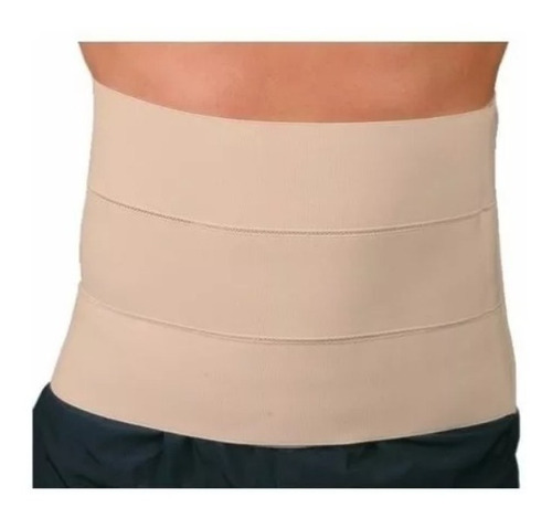 Faja 3 Bandas Pack 10x  Beige Velour Alta Calidad