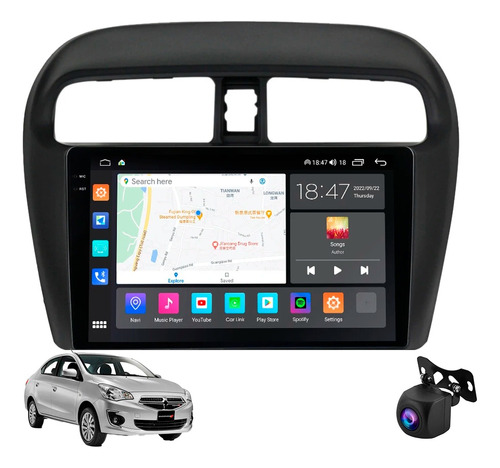 Estereo Dodge Attitude 2015-2024 Carplay Android Auto 4+64gb