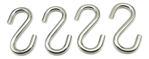 Paquete De 4 Ganchos En S De Acero Inoxidable 304 Resistente