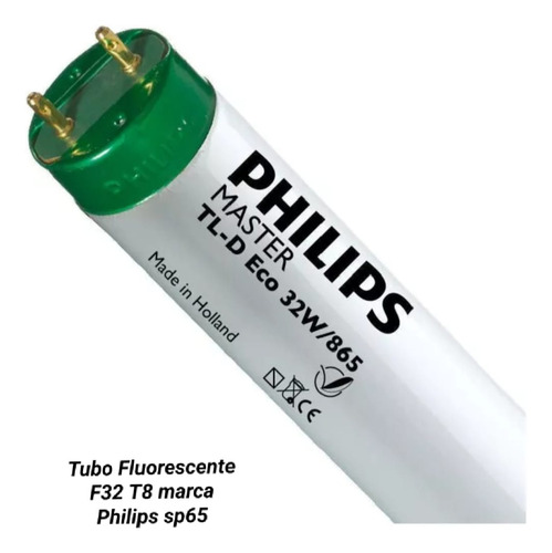 Tubo Fluorescente F 32 Watt T8 Philips Sp 65