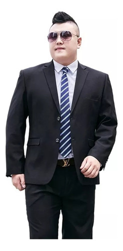 Traje De Hombre De Talla Grande (60kg-150kg)top + Corbata