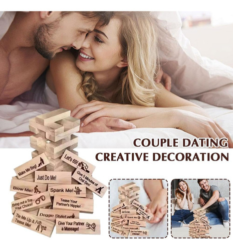 Regalo Sexual For Parejas Adultas De Jenga-48pz Amantes