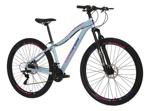 Bicicleta Vellares By Colli Bless Aro29 Azul 21v Quadro 15,5 Cor Azul/pink Tamanho Do Quadro 15