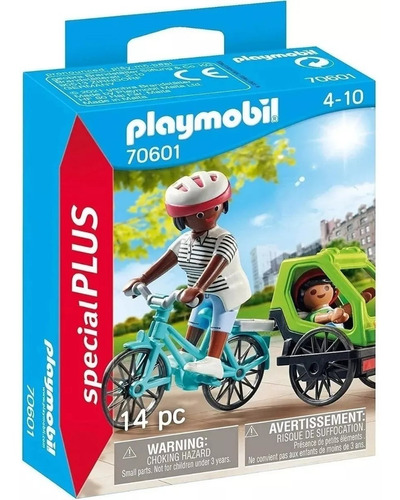 Imagen 1 de 5 de Playmobil Special Plus 70601 Mama En Excursion En Bicicleta