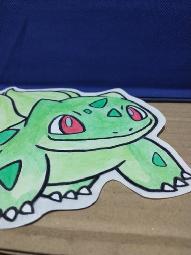Sticker Casero Bulbasaur Pokémon Bootleg (Usado)