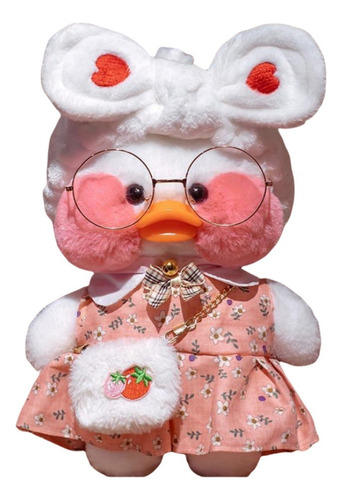 Peluche Kawaii Regalo Para Bebé+disfraces De Pato De 4piezas