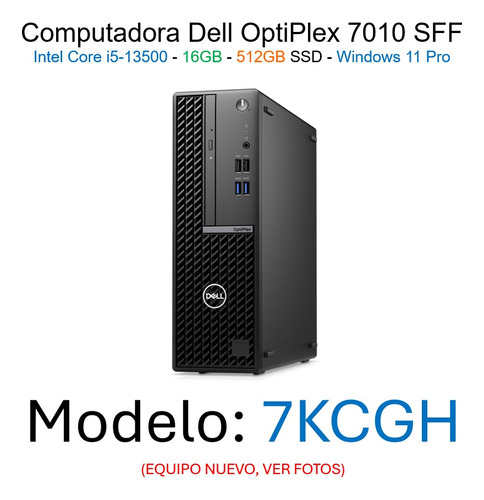  Dell Pc Desktop Optiplex 7010 I5-13500 16gb 512gb Ssd 