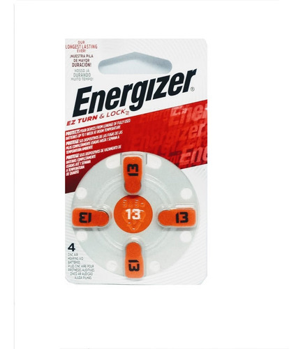 Pila Energizer Az 13 X 20unidades Audifono Audiologia