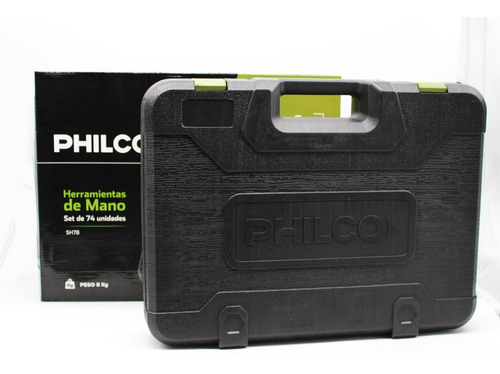 Imagen 8 de 8 de Set De Herramientas 74 En 1 Philco Sh78p Kit De Combinadas