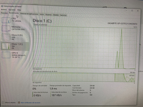 Pc Gamer Ryzen 5 2600, Gtx 1650 Super 4gb, 16gb, Ssd 1tb (Usado)