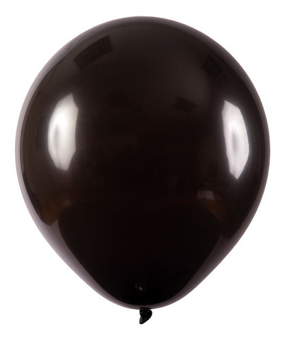 50 Unidades - Tamanho 9 - Balão - Bexiga Preto - Art Latex