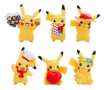 Comprar Pokemon Set Figuras Coleccionables Pikachu Anime 6 Piezas
