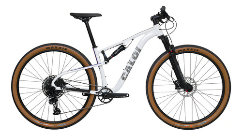 Bicicleta Caloi Elite Fs Aluminio 2024 Cor Branco