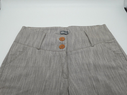 Pantalon Mujer Gabardina Moda Semi Oxford Okoche Ok6336
